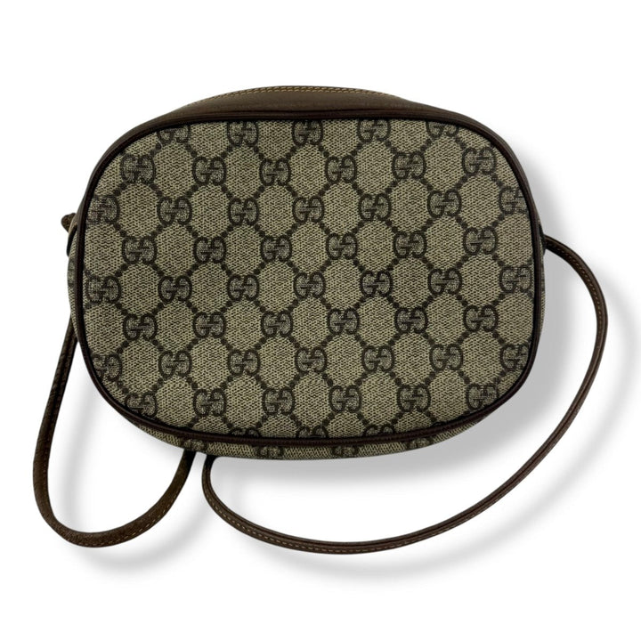 Gucci Vintage Beige Sherry Line Crossbody Handbag - Lux Central