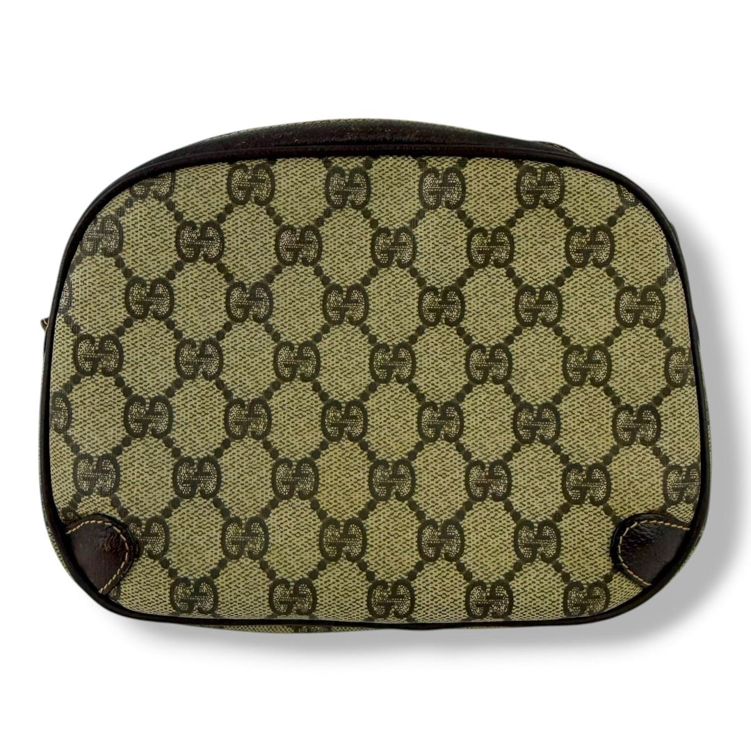 Gucci Vintage Beige Sherry Line Crossbody Handbag - Lux Central