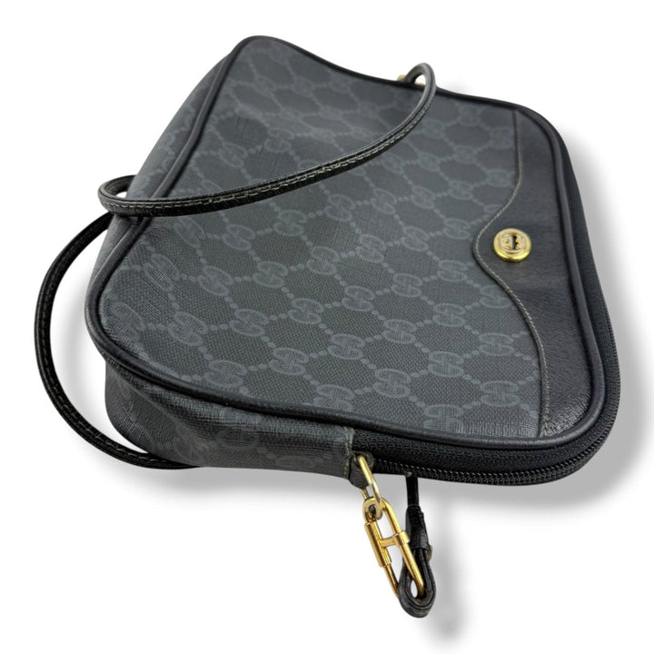 Gucci Vintage Black Crossbody Handbag - Lux Central