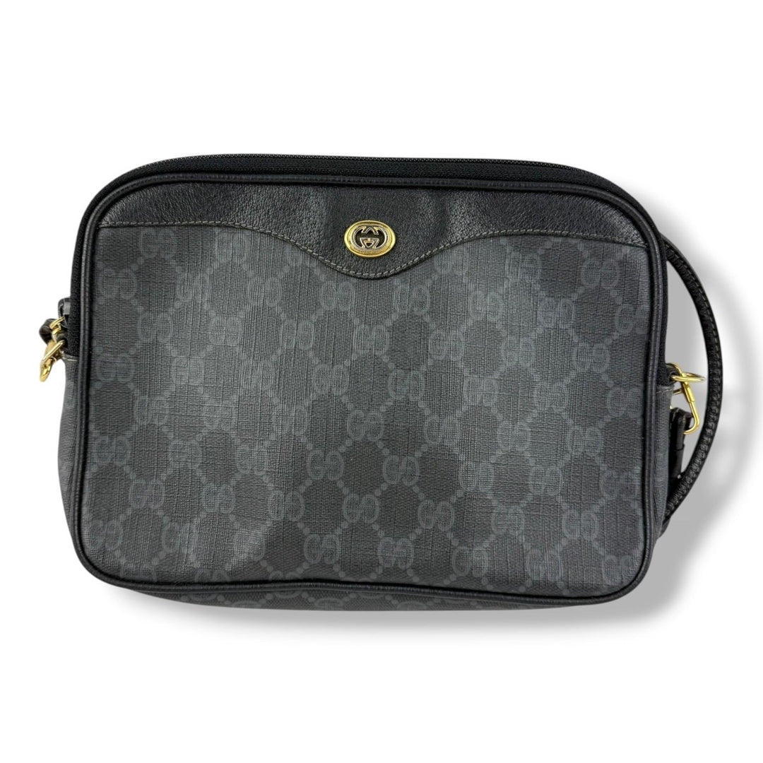 Gucci Vintage Black Crossbody Handbag - Lux Central