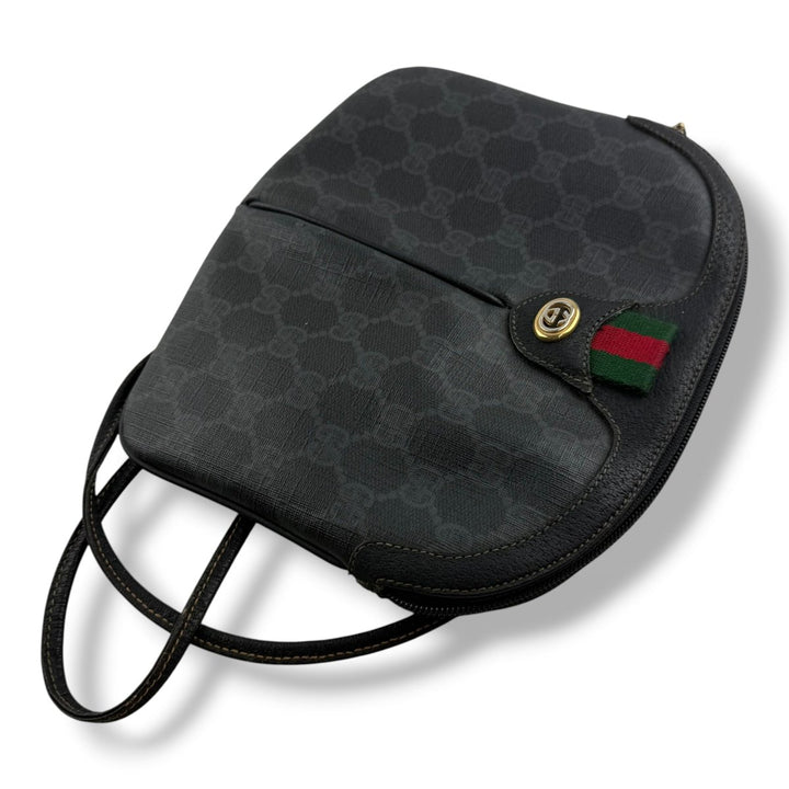 Gucci Vintage Black Sherry Line Crossbody Handbag - Lux Central
