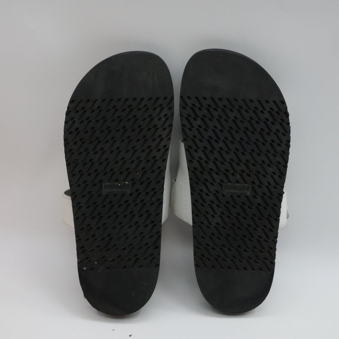 Hermes Chypre Black/White Sandals UK 5 EU 38 - Lux Central