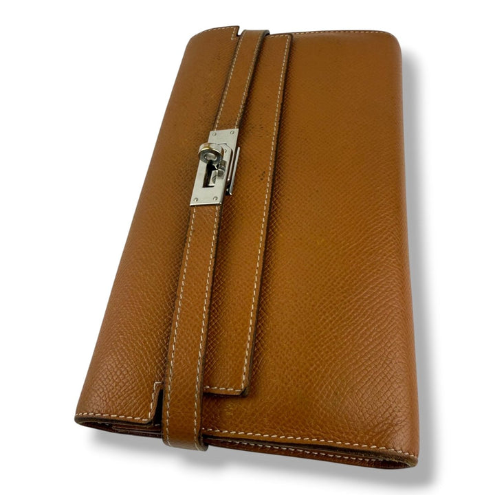 Hermès Gold Epsom Kelly Wallet - Lux Central
