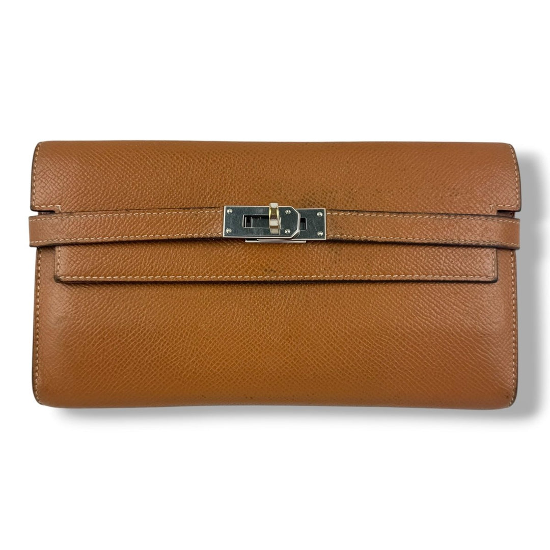Hermès Gold Epsom Kelly Wallet - Lux Central
