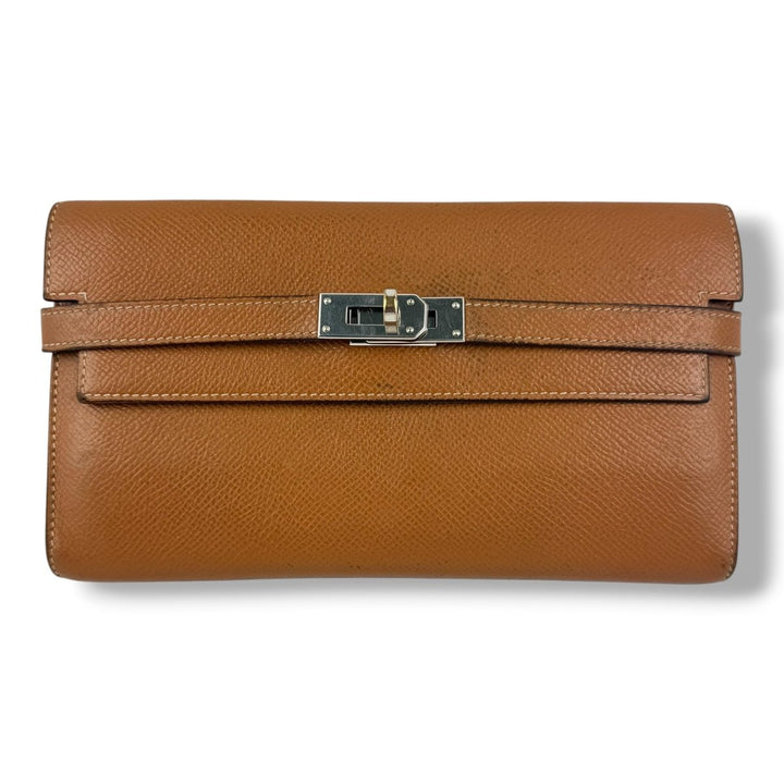 Hermès Gold Epsom Kelly Wallet - Lux Central