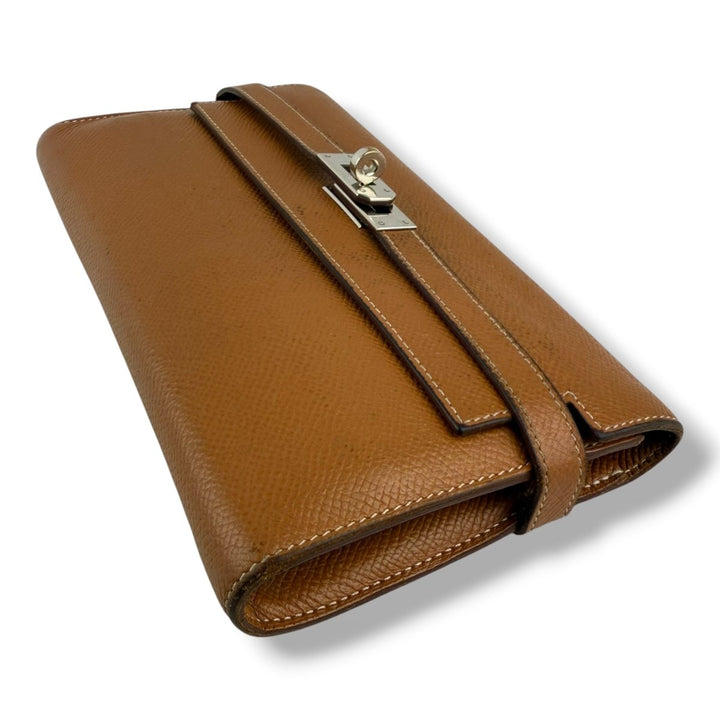 Hermès Gold Epsom Kelly Wallet - Lux Central