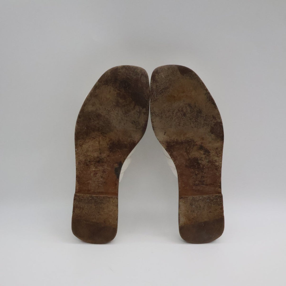 Hermes Oran Black Flat Slides UK 4 EU 37 - Lux Central