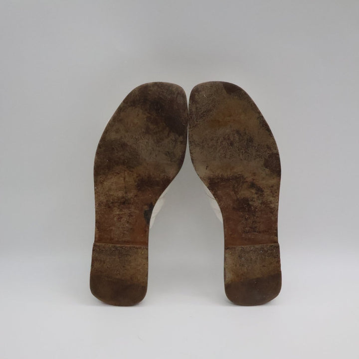 Hermes Oran Black Flat Slides UK 4 EU 37 - Lux Central