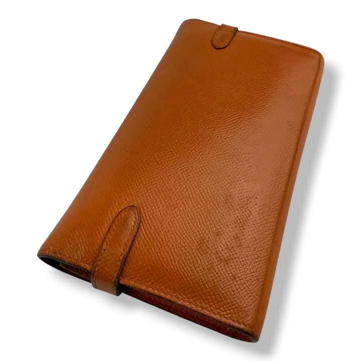 Hermès Orange Epsom Kelly Wallet - Lux Central