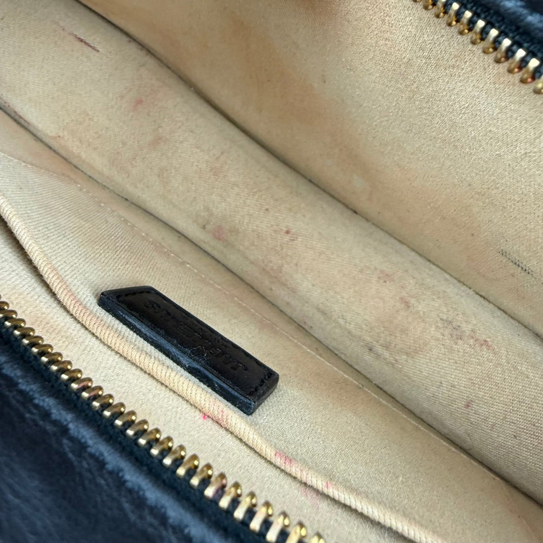 Jacquemus La Vague Black Leather Shoulder Handbag - Lux Central