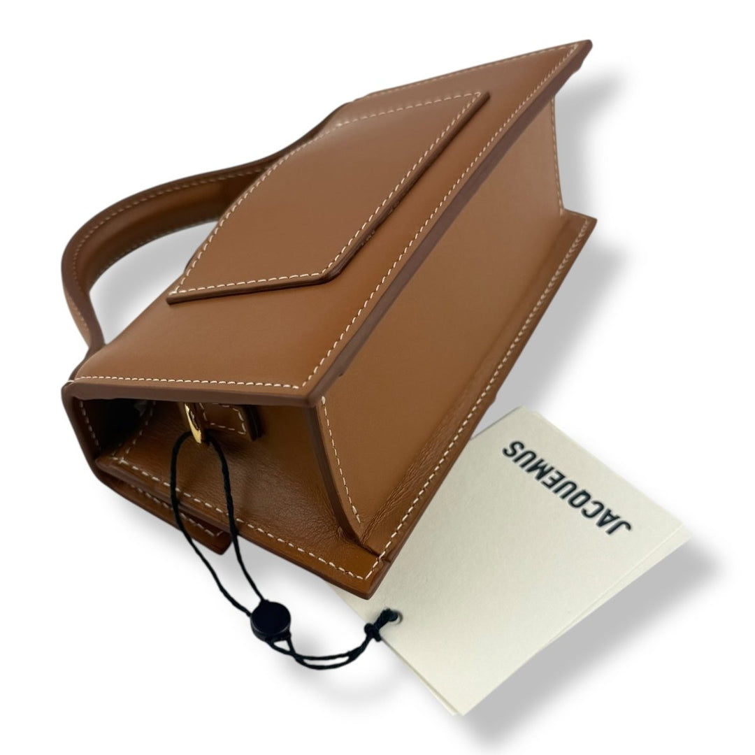 Jacquemus Le Bambino Mini Brown Crossbody Handbag - Lux Central