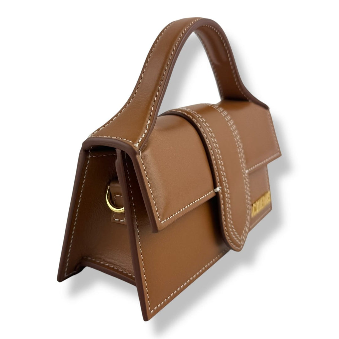 Jacquemus Le Bambino Mini Brown Crossbody Handbag - Lux Central