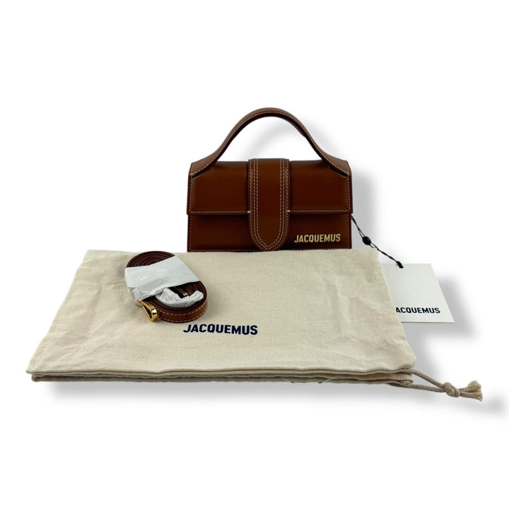 Jacquemus Le Bambino Mini Brown Crossbody Handbag - Lux Central
