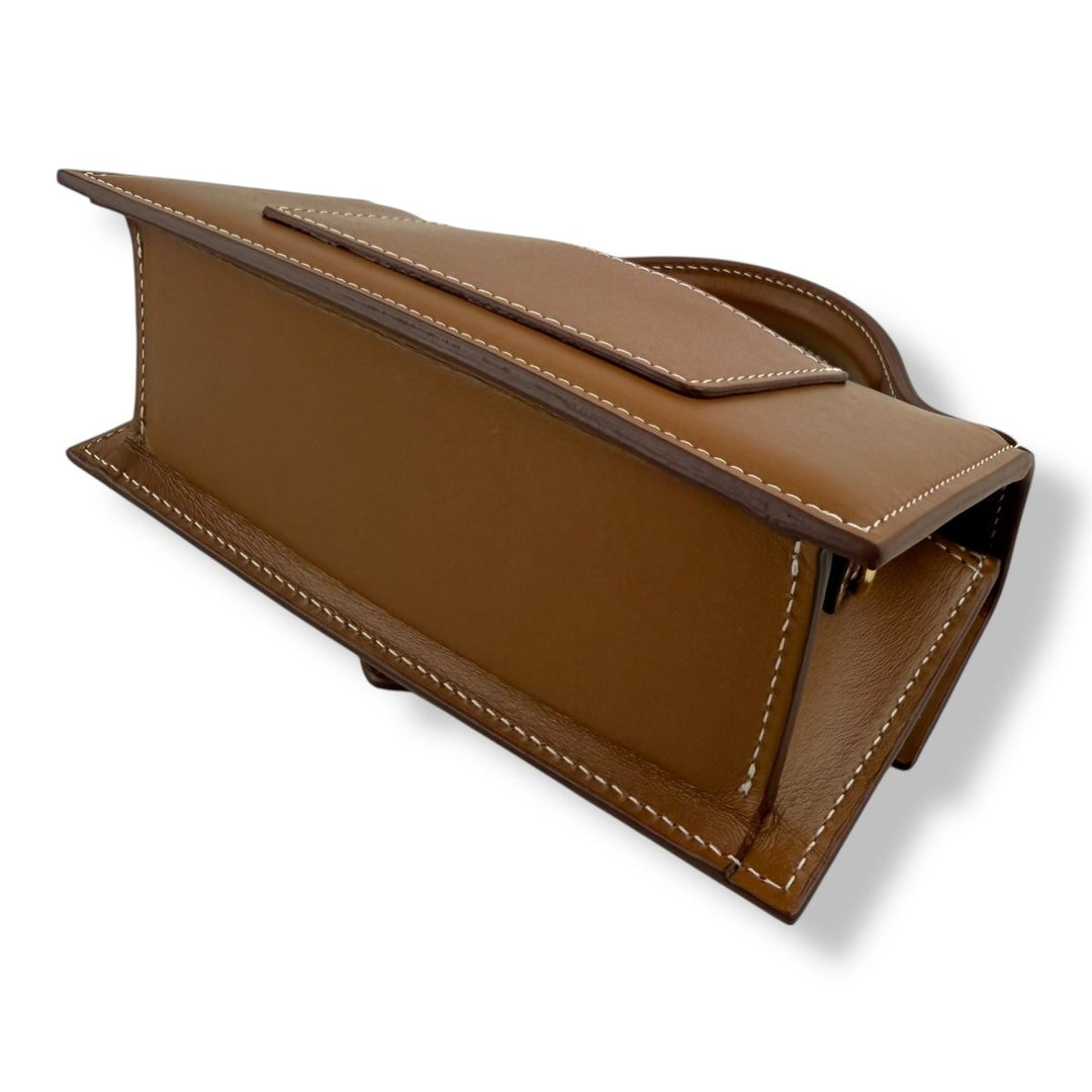 Jacquemus Le Bambino Mini Brown Crossbody Handbag - Lux Central