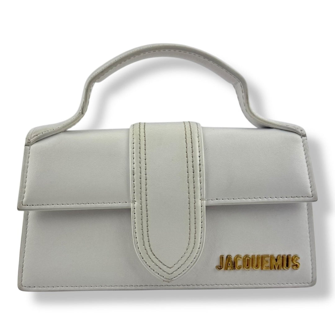 Jacquemus Le Bambino Mini White Crossbody Handbag - Lux Central