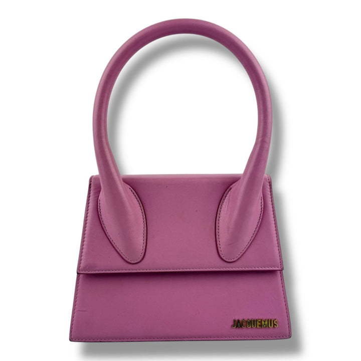 Jacquemus Le Chiquito Le Grand Pink Moyen Crossbody Handbag - Lux Central