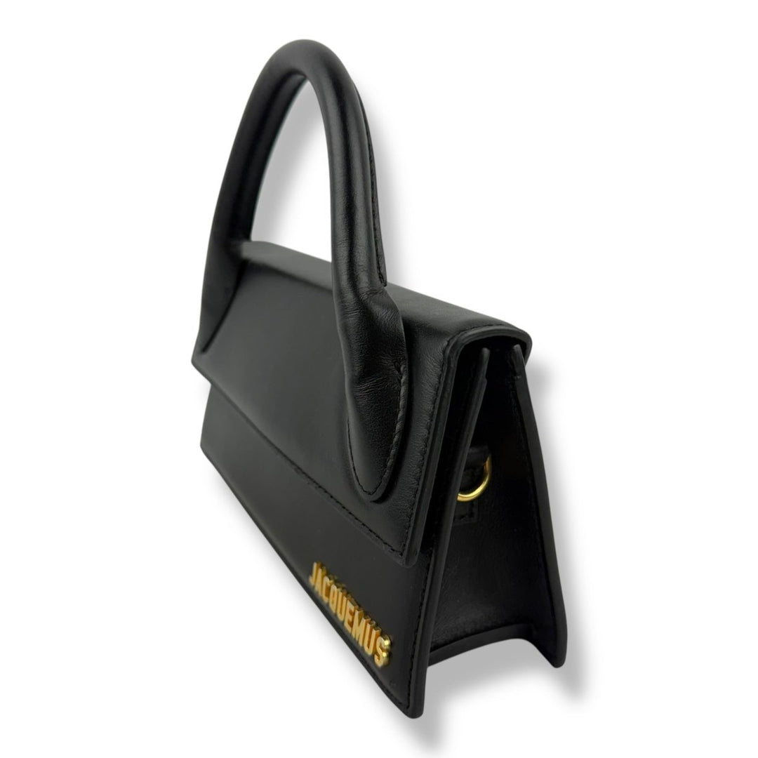 Jacquemus Le Chiquito Long Black Crossbody Handbag - Lux Central