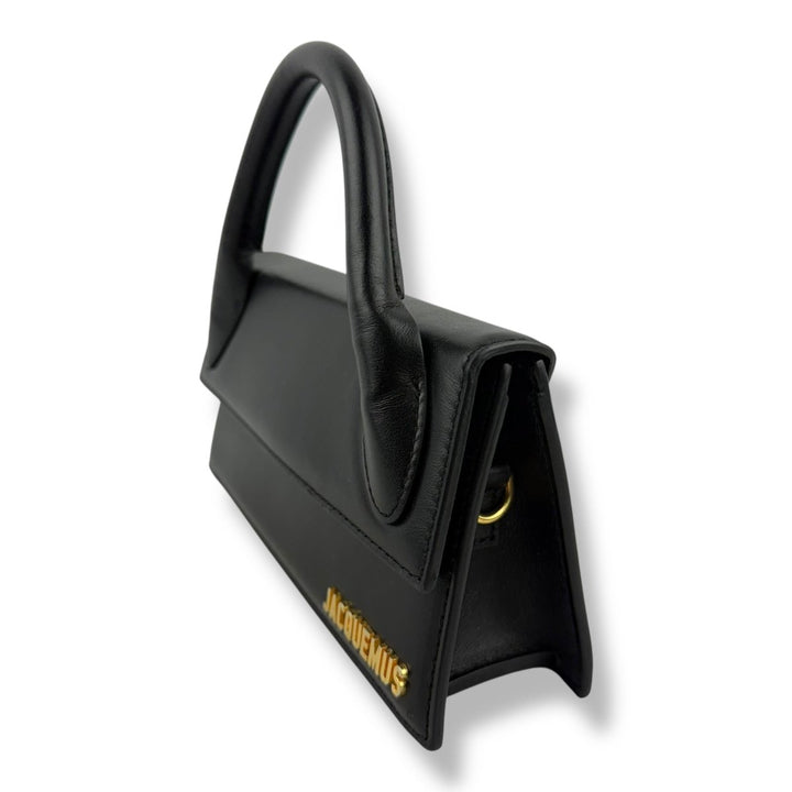 Jacquemus Le Chiquito Long Black Crossbody Handbag - Lux Central