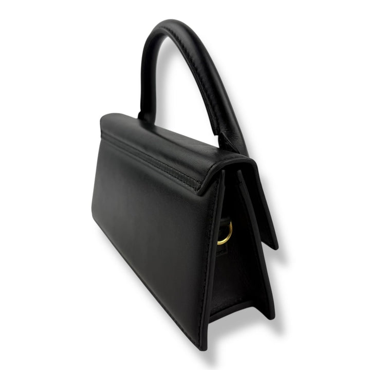Jacquemus Le Chiquito Long Black Crossbody Handbag - Lux Central