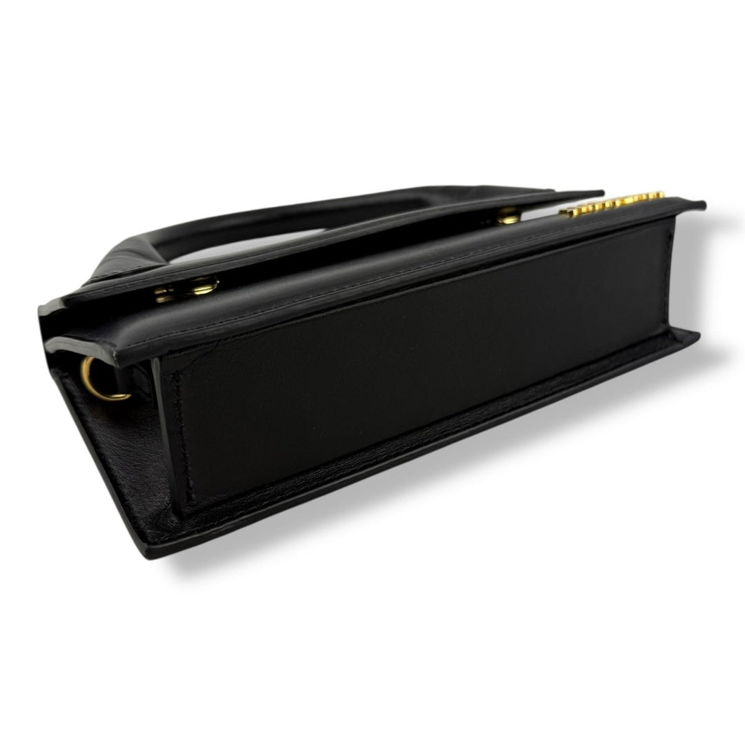 Jacquemus Le Chiquito Long Black Crossbody Handbag - Lux Central