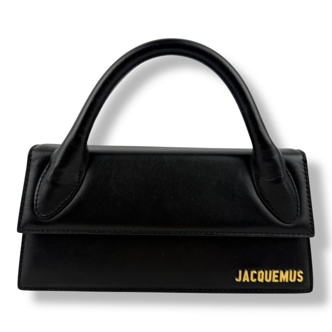 Jacquemus Le Chiquito Long Black Crossbody Handbag - Lux Central