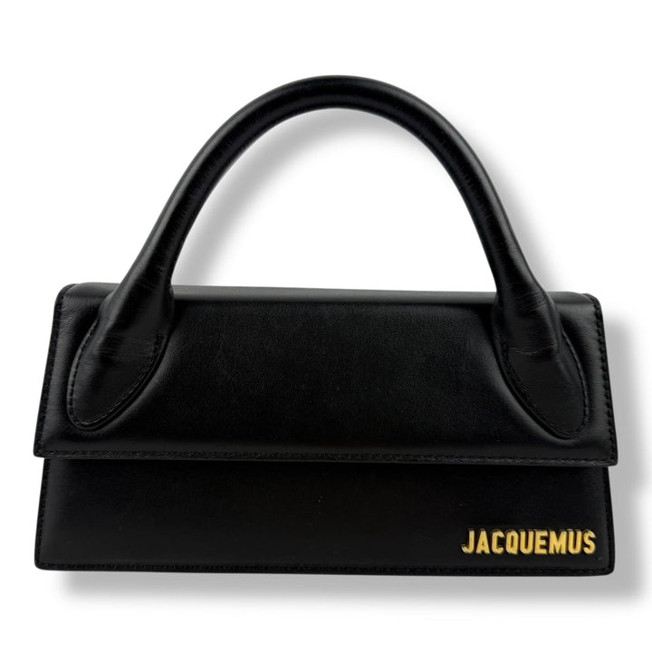 Jacquemus Le Chiquito Long Black Crossbody Handbag - Lux Central