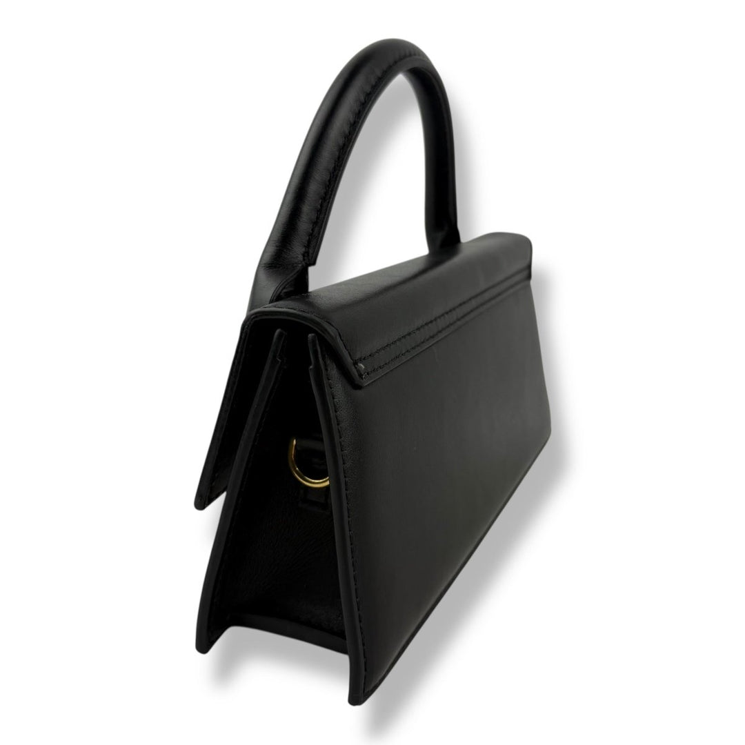 Jacquemus Le Chiquito Long Black Crossbody Handbag - Lux Central