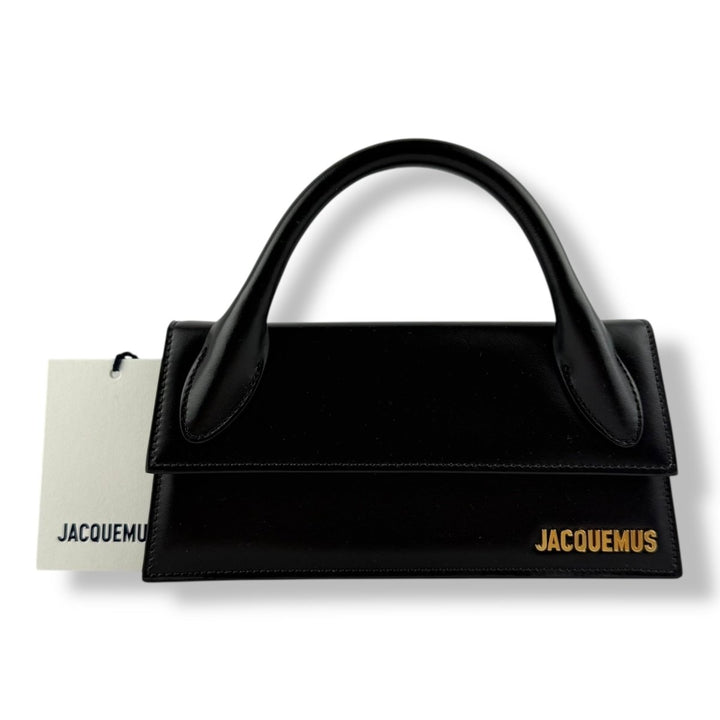 Jacquemus Le Chiquito Long Black Crossbody Handbag - Lux Central