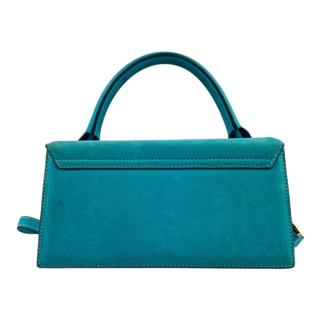 Jacquemus Le Chiquito Long Blue Crossbody Handbag - Lux Central