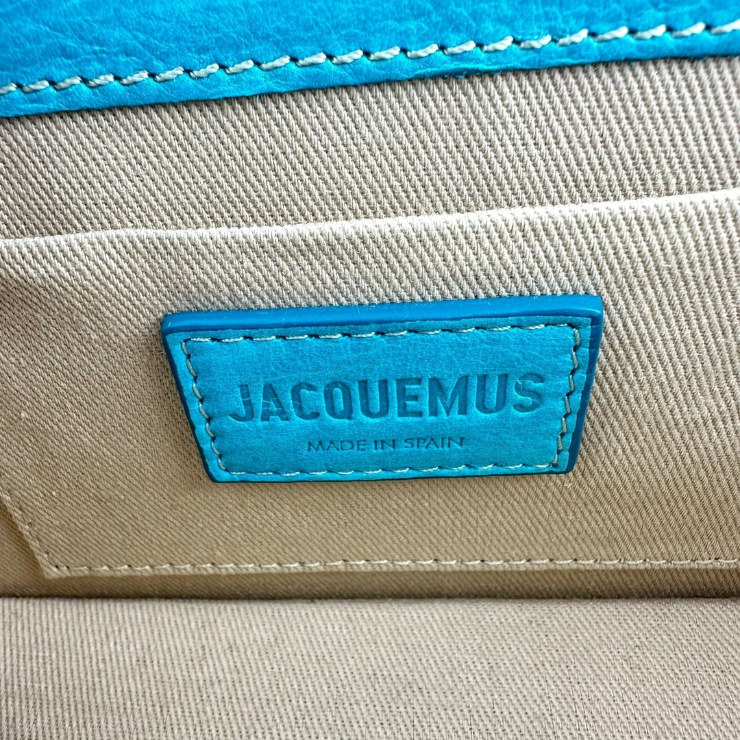 Jacquemus Le Chiquito Long Blue Crossbody Handbag - Lux Central