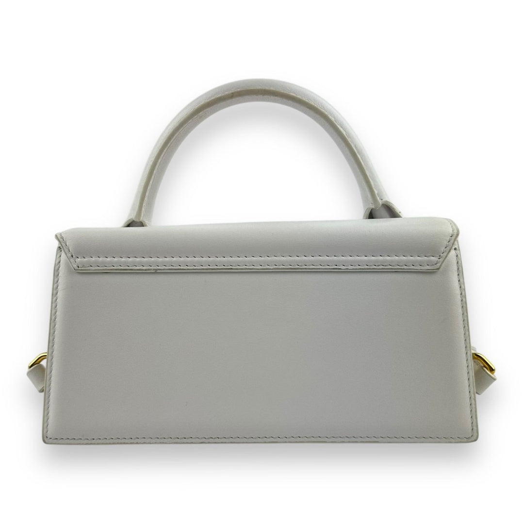 Jacquemus Le Chiquito Long White Crossbody Handbag - Lux Central