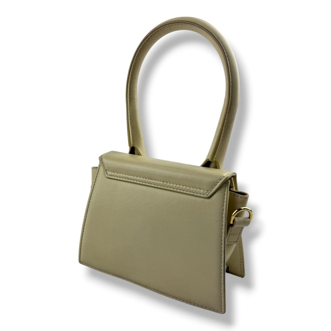 Jacquemus Le Chiquito Medium Beige Moyen Crossbody Handbag - Lux Central