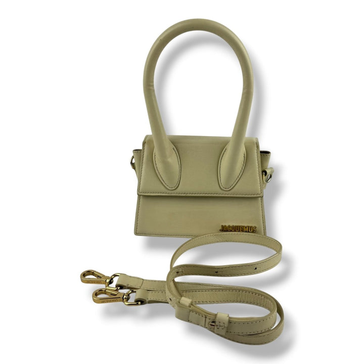 Jacquemus Le Chiquito Medium Beige Moyen Crossbody Handbag - Lux Central