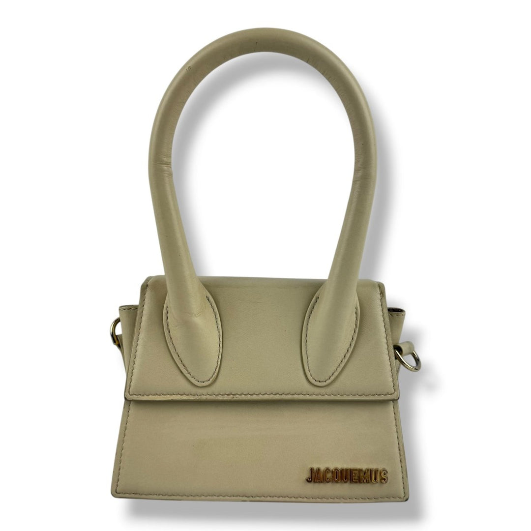 Jacquemus Le Chiquito Medium Beige Moyen Crossbody Handbag - Lux Central