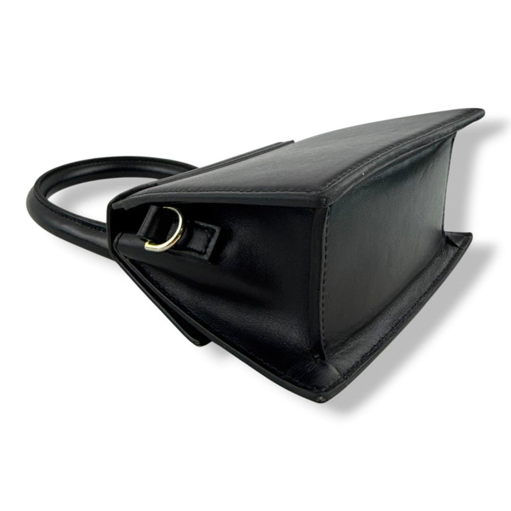 Jacquemus Le Chiquito Medium Black Moyen Crossbody Handbag - Lux Central