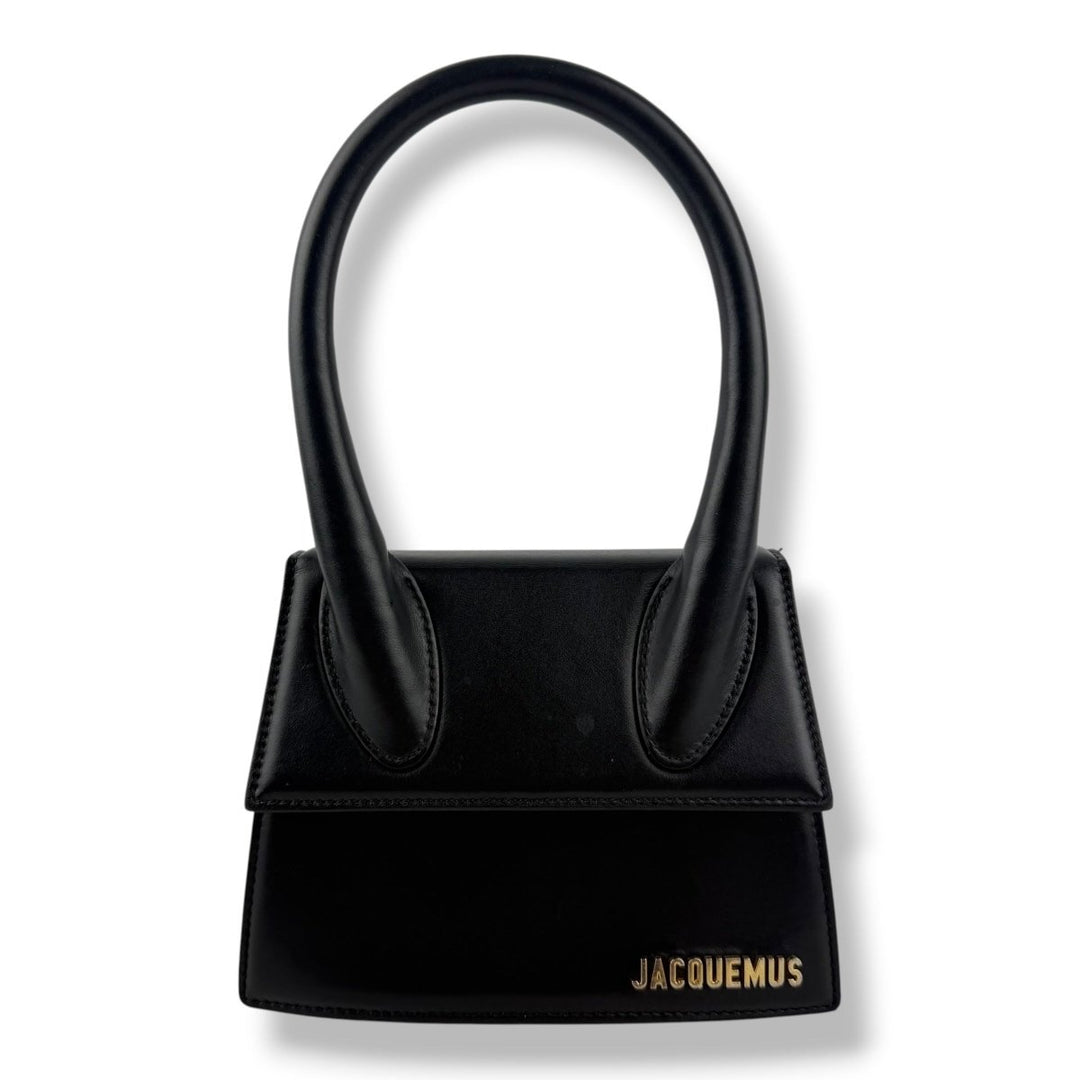 Jacquemus Le Chiquito Medium Black Moyen Crossbody Handbag - Lux Central