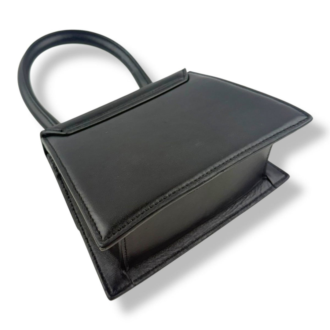 Jacquemus Le Chiquito Medium Black Moyen Crossbody Handbag - Lux Central