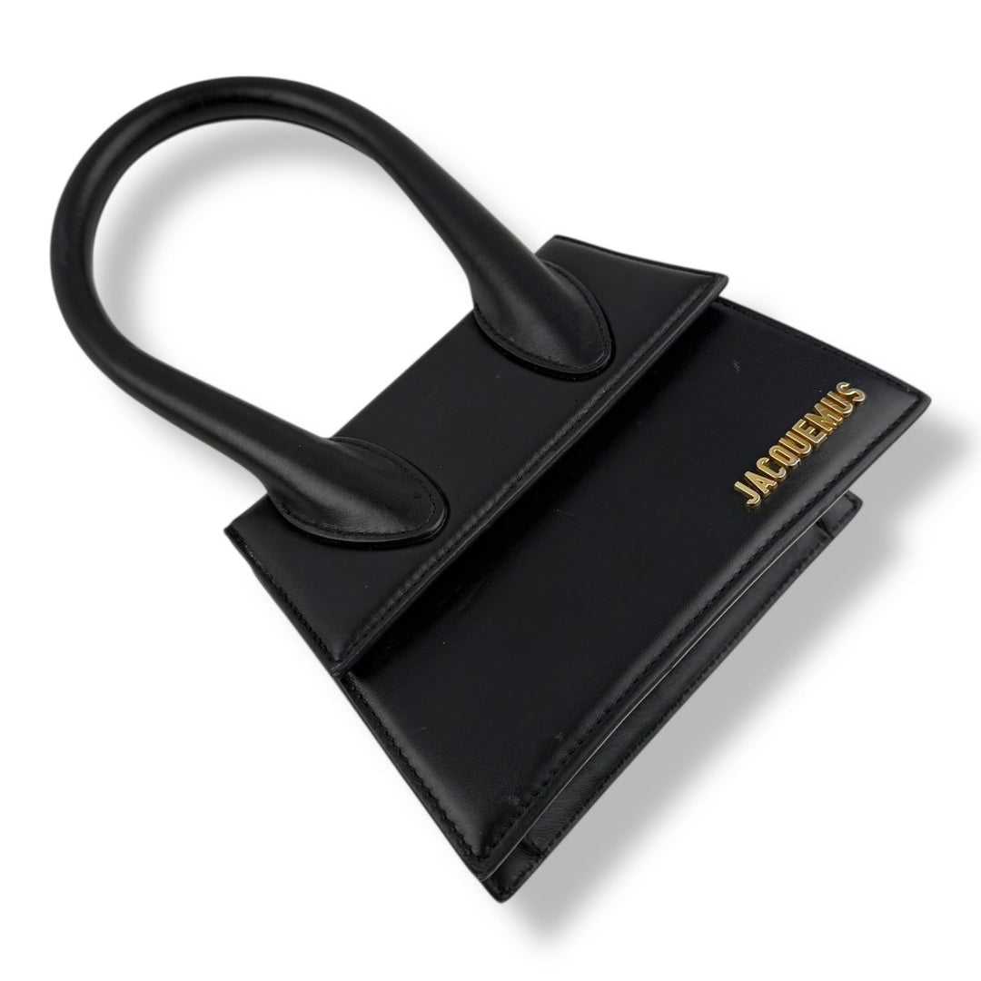 Jacquemus Le Chiquito Medium Black Moyen Crossbody Handbag - Lux Central