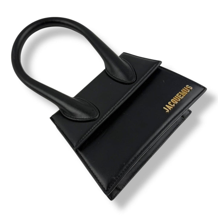 Jacquemus Le Chiquito Medium Black Moyen Crossbody Handbag - Lux Central