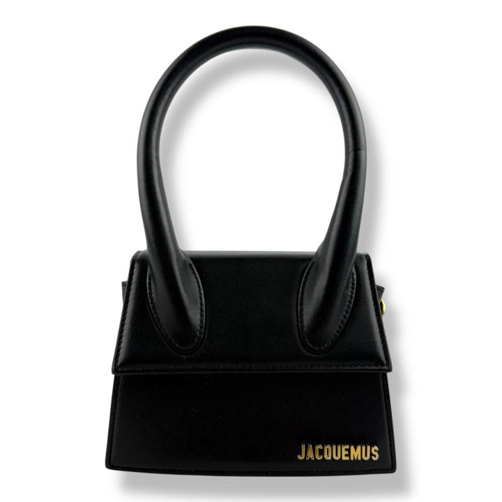 Jacquemus Le Chiquito Medium Black Moyen Crossbody Handbag - Lux Central