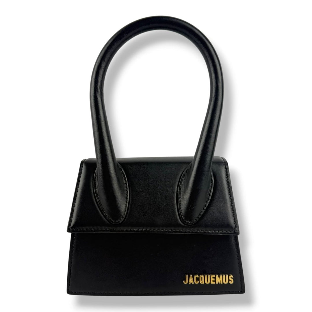 Jacquemus Le Chiquito Medium Black Moyen Crossbody Handbag - Lux Central