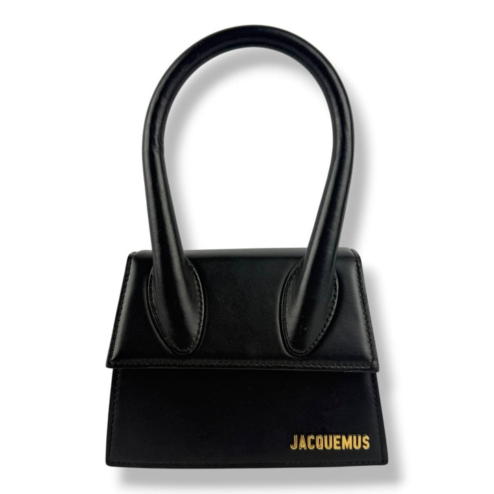 Jacquemus Le Chiquito Medium Black Moyen Crossbody Handbag - Lux Central