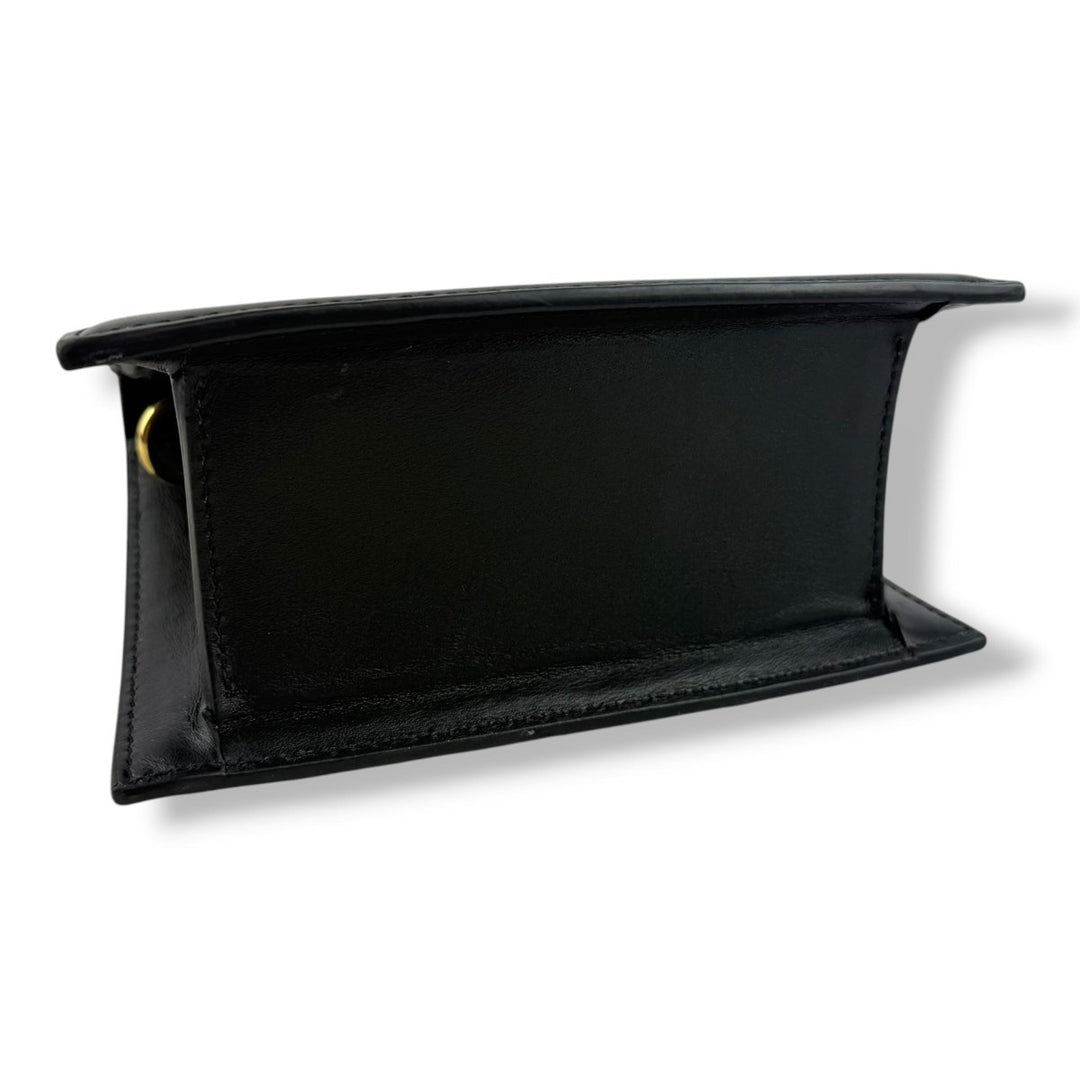 Jacquemus Le Chiquito Medium Black Moyen Crossbody Handbag - Lux Central