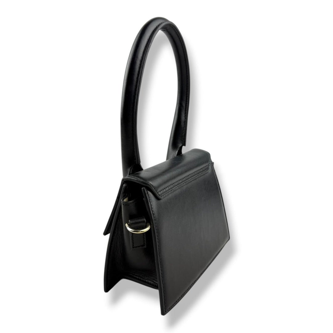 Jacquemus Le Chiquito Medium Black Moyen Crossbody Handbag - Lux Central