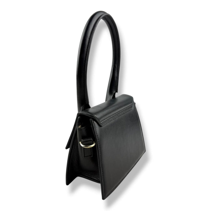 Jacquemus Le Chiquito Medium Black Moyen Crossbody Handbag - Lux Central