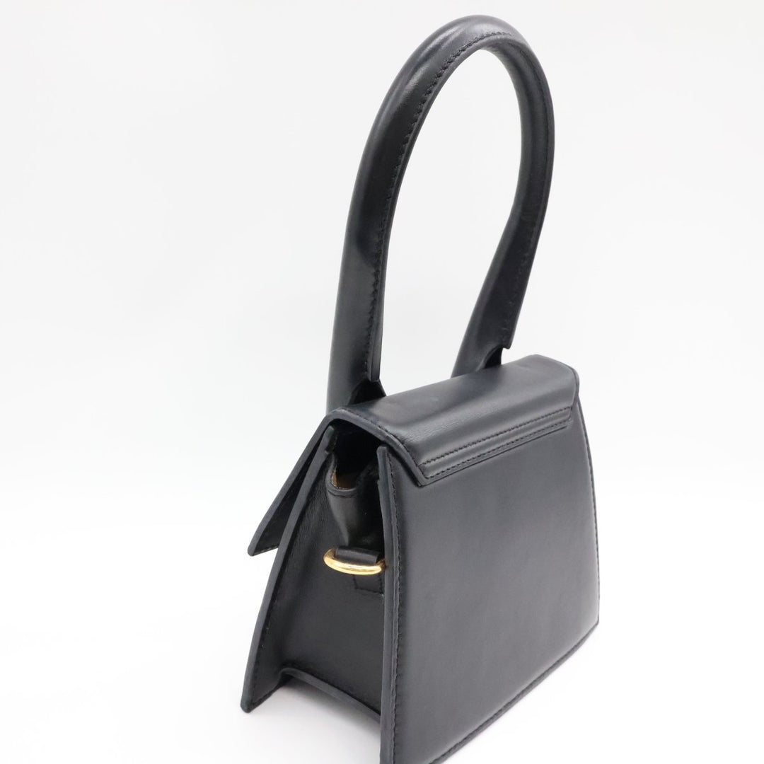 Jacquemus Le Chiquito Medium Black Moyen Crossbody Handbag - Lux Central