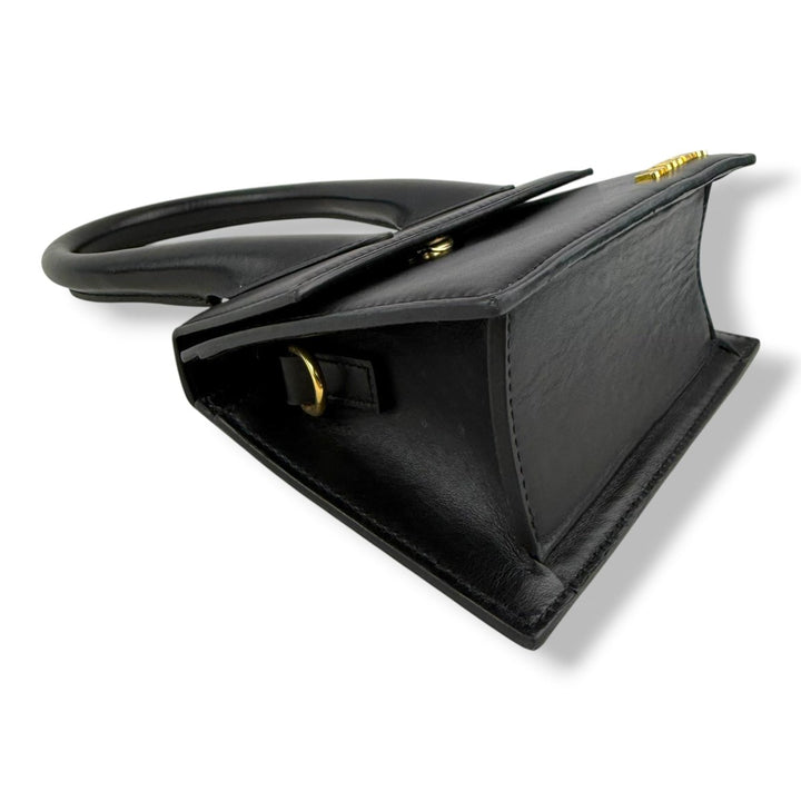 Jacquemus Le Chiquito Medium Black Moyen Crossbody Handbag - Lux Central