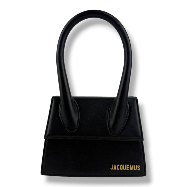 Jacquemus Le Chiquito Medium Black Moyen Crossbody Handbag - Lux Central
