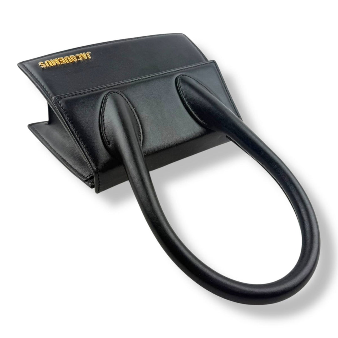 Jacquemus Le Chiquito Medium Black Moyen Crossbody Handbag - Lux Central