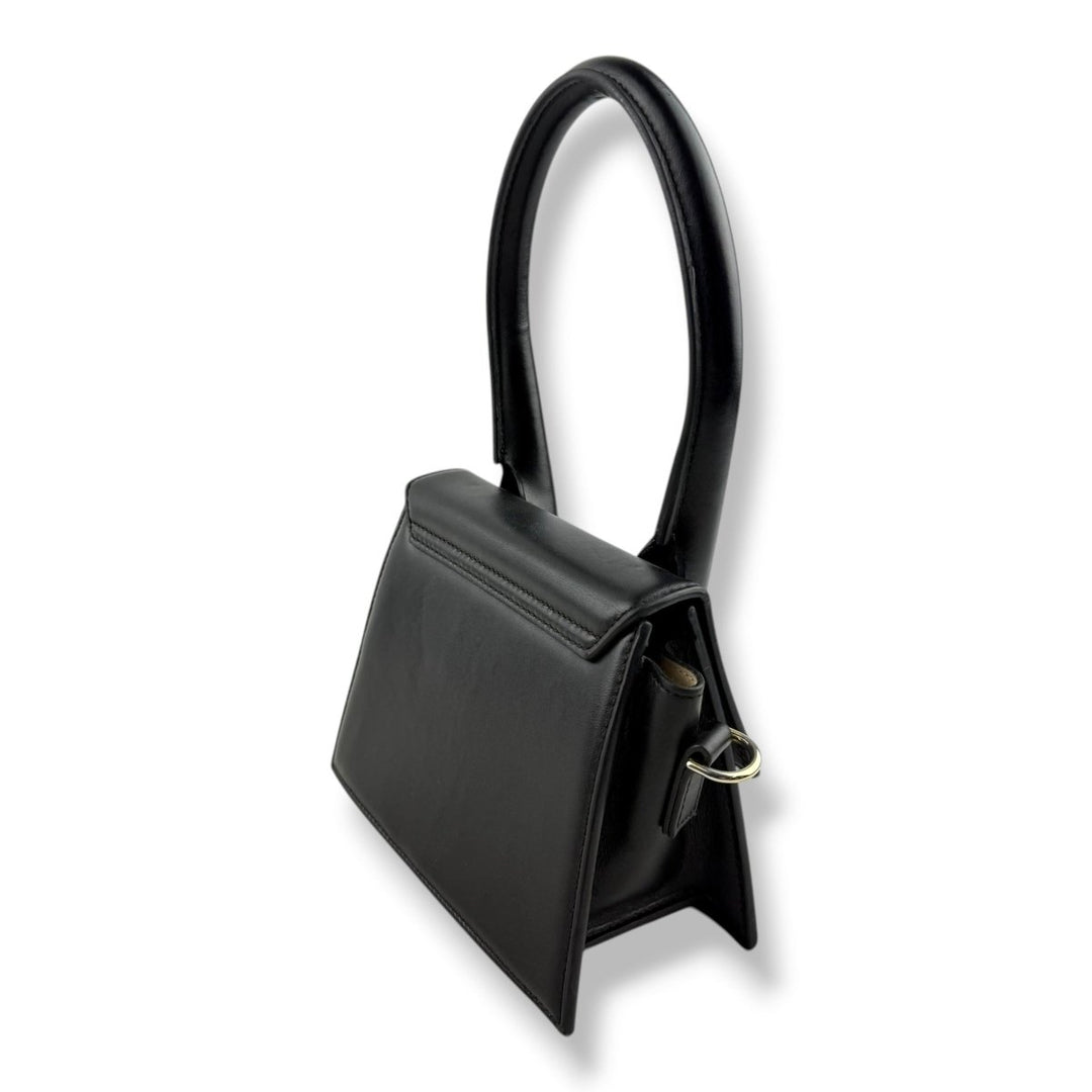 Jacquemus Le Chiquito Medium Black Moyen Crossbody Handbag - Lux Central